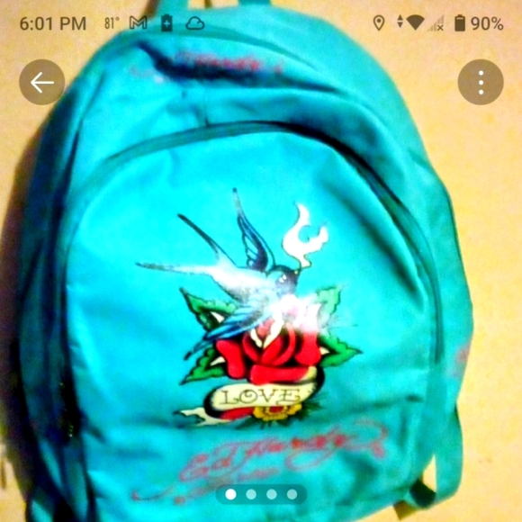 Ed Hardy mini backpack - Picture 1 of 4